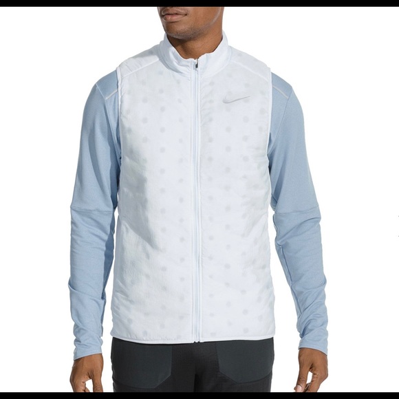 nike black and white vest